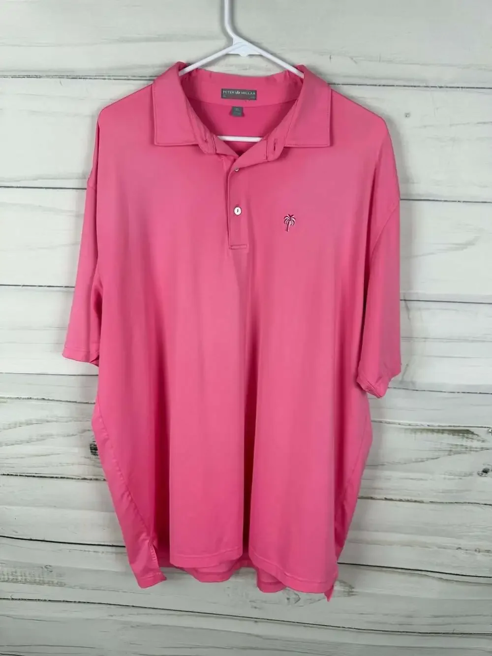 Peter Millar Summer Comfort Polo Shirt Pink XL